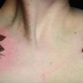 tatuaje Hombro Flor Rosa por Bloody Ink