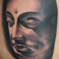Seite Buddha Religiös tattoo von Bloody Ink
