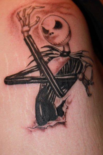 Fantasy Tim Burton Tattoo by Shogun Tats