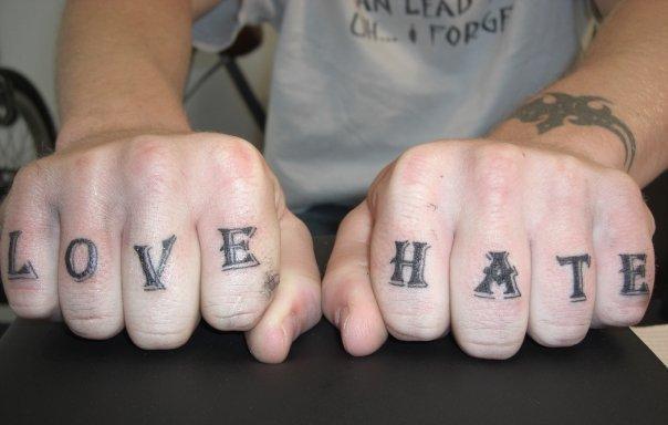 Tatouage Doigt Lettrage Fonts par Shogun Tats