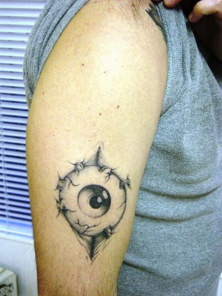 Arm Eye Tattoo by Abstract Tattoos