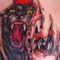 Brust Panther tattoo von Abstract Tattoos