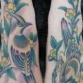 tatuaggio New School Piede Uccello di Blood for Blood Tattoo
