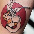 Arm Fantasy Asterix tattoo by LW Tattoo