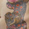 tatuaje Lado Japoneses Demonio por LW Tattoo