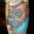 Arm Fantasie Hund tattoo von Punko Tattoo