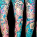 Fantasy Sea Sleeve tattoo by Punko Tattoo