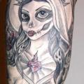 Arm Mexican Skull tattoo by Blue Tattoo