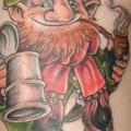 Fantasy Dwarf tattoo by Blue Tattoo