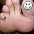 Finger Smile tattoo by Blue Tattoo