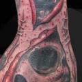 Arm Totenkopf Narben tattoo von Sink The Ink