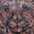 Back Tiger tattoo by Tartu Tatoo
