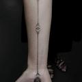 Arm Hand Dotwork tattoo by Black Ink Power