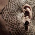Kopf Dotwork tattoo von Black Ink Power
