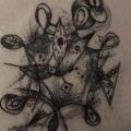 Schulter Dotwork tattoo von Black Ink Power