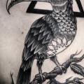 tatuaggio Fianco Pavone Dotwork di Leitbild