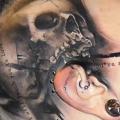 tatuaje Cráneo Cabeza por Buena Vista Tattoo Club
