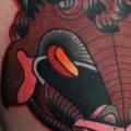 tatuaje Brazo Fantasy Toro por Raw Tattoo