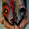 tatuaggio Fantasy Piede di Raw Tattoo