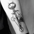 Arm Dotwork Key tattoo by Master Tattoo