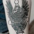 Arm Dotwork Phoenix tattoo by Master Tattoo