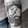 Arm Dotwork Wal tattoo von Master Tattoo