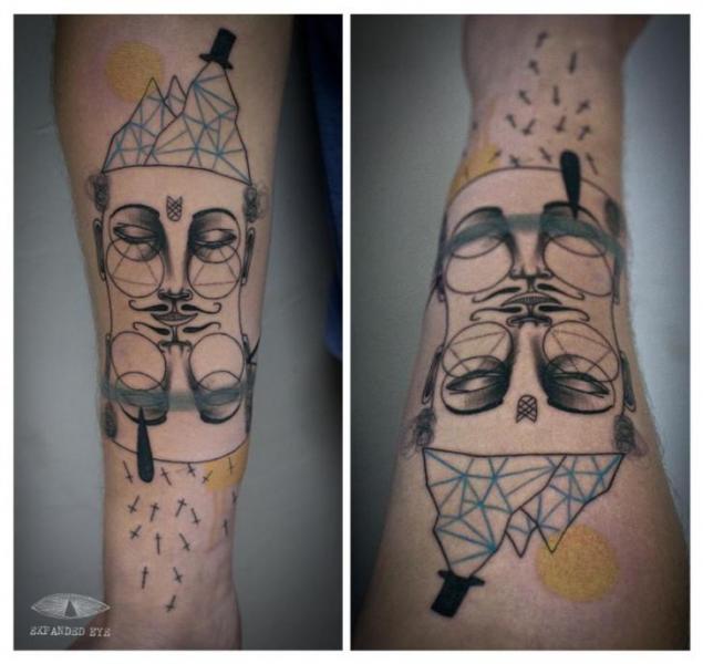 Arm Fantasy Men Tattoo by Expanded Eye
