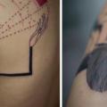 Schulter Geometrisch Männer tattoo von Expanded Eye