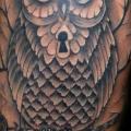 Arm Owl tattoo by Seven Arts
