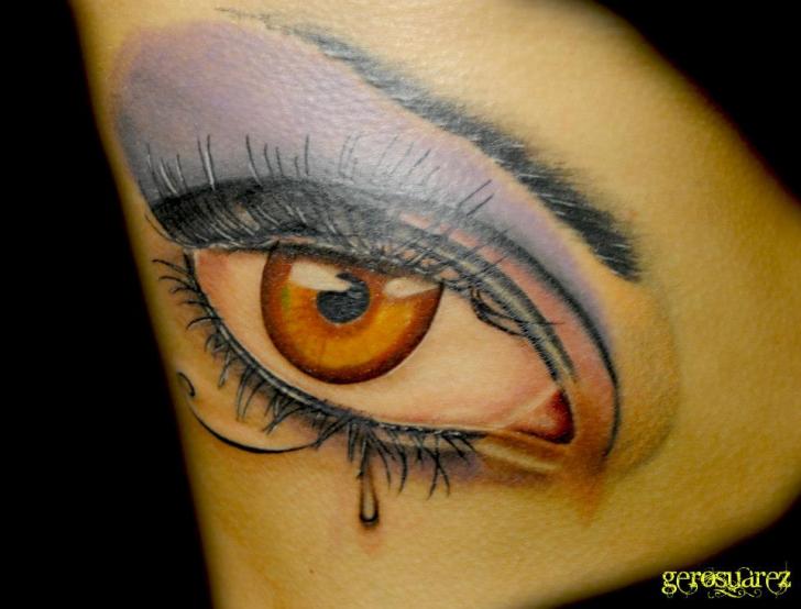 Tatuaggio Realistici Occhio di Seven Arts