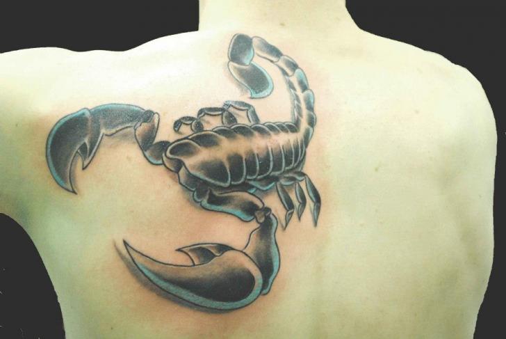Shoulder Scorpion Tattoo by Seven Arts