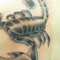Shoulder Scorpion tattoo by Seven Arts