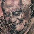 Fantasie Teufel Papst tattoo von Cosa Fina Tattoo