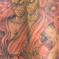 Shoulder Japanese Samurai tattoo by Cosa Fina Tattoo
