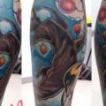 Fantasie Waden Baum tattoo von Customiz Arte