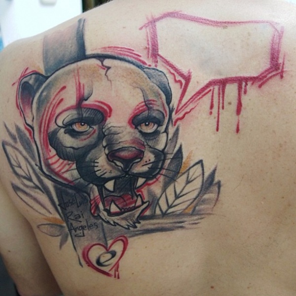 Tatuaggio Spalla Fantasy Orso di Customiz Arte