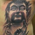Seite Buddha Religiös tattoo von Miguel Ramos Tattoos