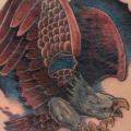 tatuaje Espalda Águila por Nautilus Tattoo Gallery