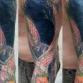 Schulter Arm Drachen tattoo von Nautilus Tattoo Gallery
