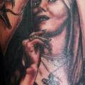 Arm Snake Nun tattoo by Planeta Tattoo