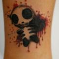 tatuaggio Braccio Fantasy Scheletro di Sputnink Tattoo