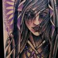 Arm Fantasy Women tattoo by Sputnink Tattoo