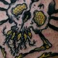 tatuaggio Braccio Ragni di Sputnink Tattoo