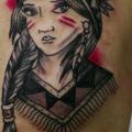 tatuaggio Spalla Indiani di Sputnink Tattoo