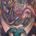 Arm Fantasie Hund tattoo von Astin Tattoo