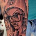 Arm Fantasy Women tattoo by Astin Tattoo