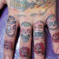 Old School Finger tattoo by Astin Tattoo
