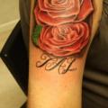 Shoulder Realistic Rose tattoo by Silver Needle Tattoo