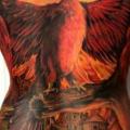 Back Phoenix tattoo by Andreart Tattoo