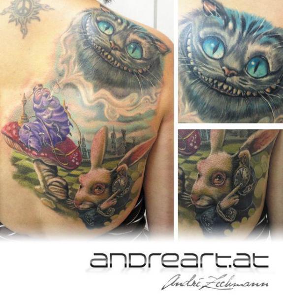 Fantasy Alice Wonderland Tattoo by Andreart Tattoo